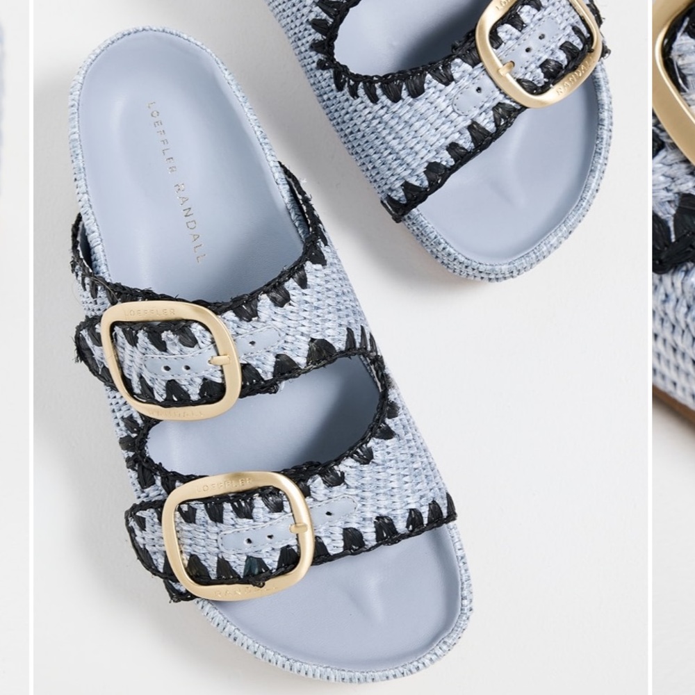 Loeffler Randall Theo Sandal blue size 9